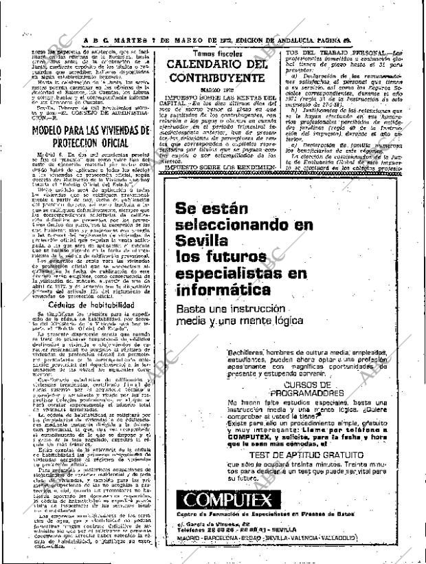 ABC SEVILLA 07-03-1972 página 69