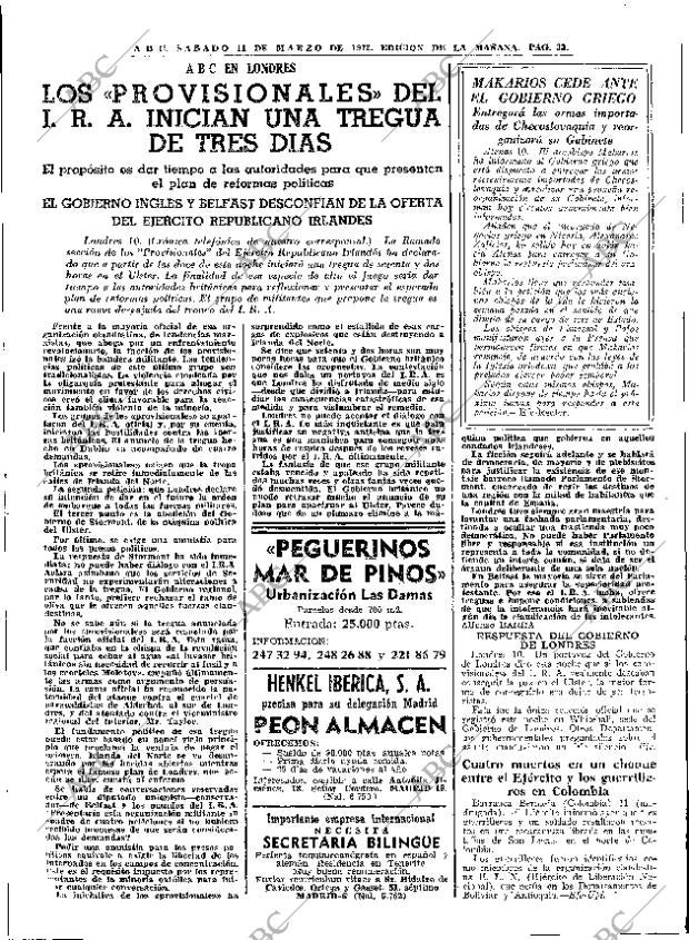 ABC MADRID 11-03-1972 página 33