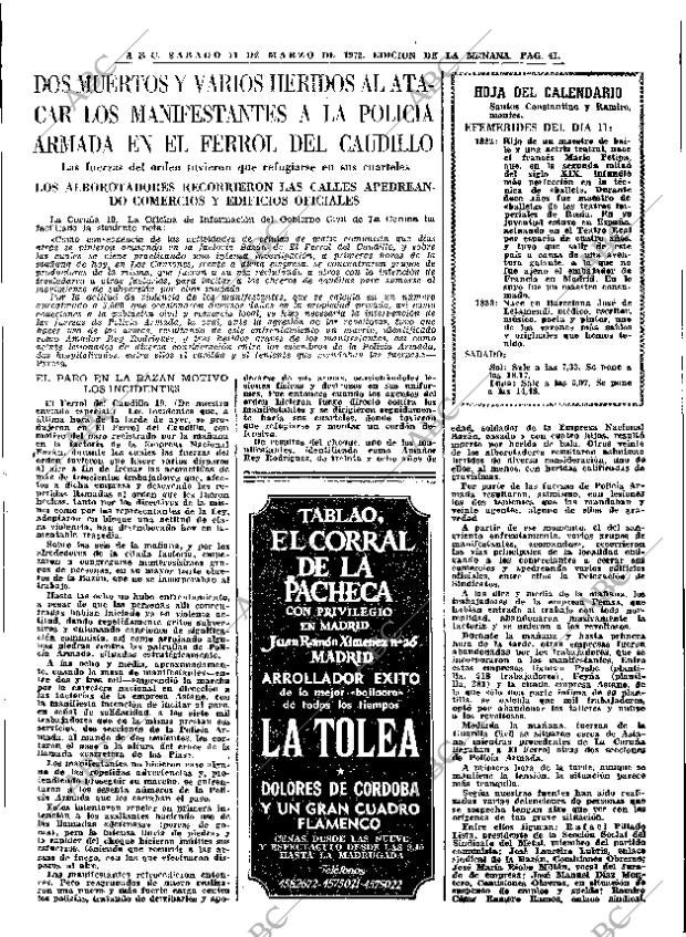 ABC MADRID 11-03-1972 página 41