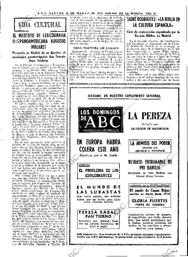 ABC MADRID 11-03-1972 página 61