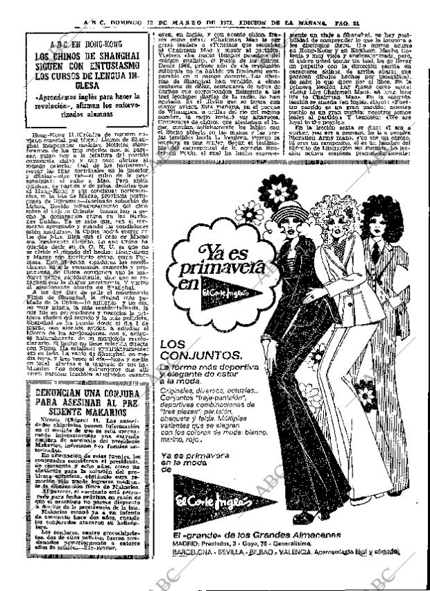 ABC MADRID 12-03-1972 página 21