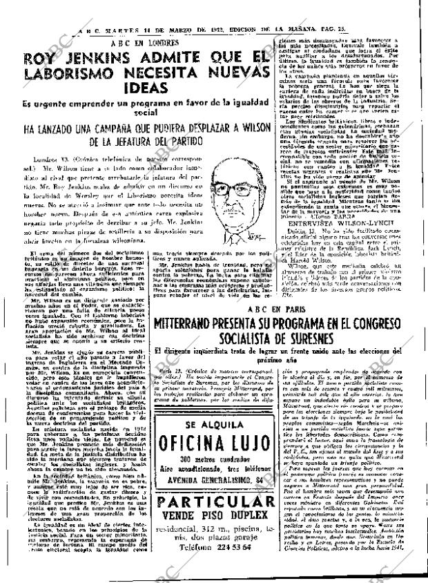 ABC MADRID 14-03-1972 página 25