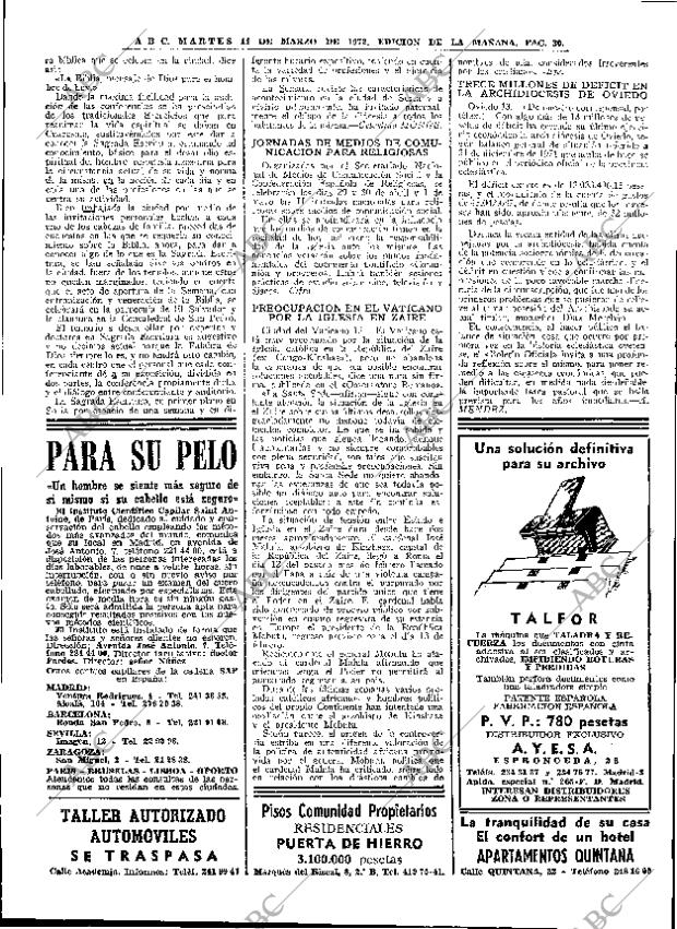 ABC MADRID 14-03-1972 página 30