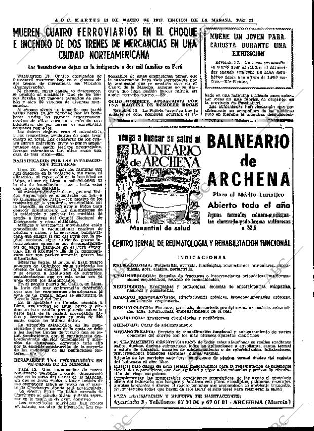 ABC MADRID 14-03-1972 página 31