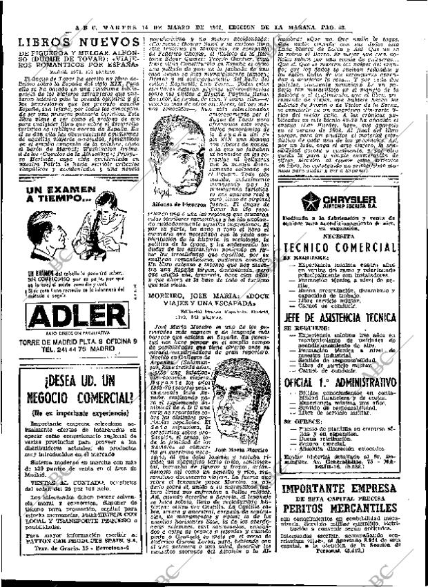 ABC MADRID 14-03-1972 página 52