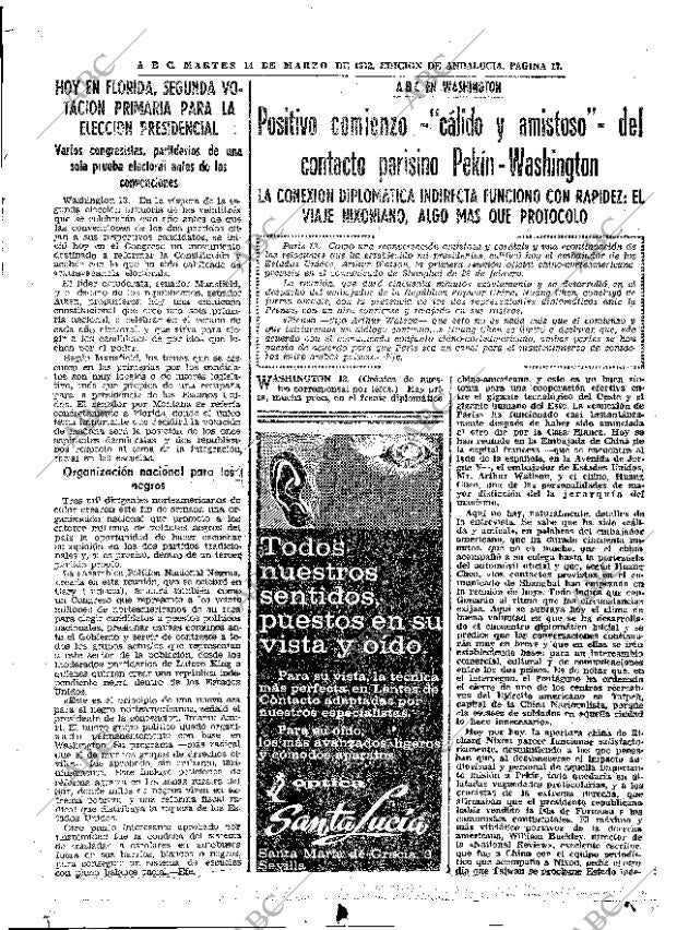 ABC SEVILLA 14-03-1972 página 17