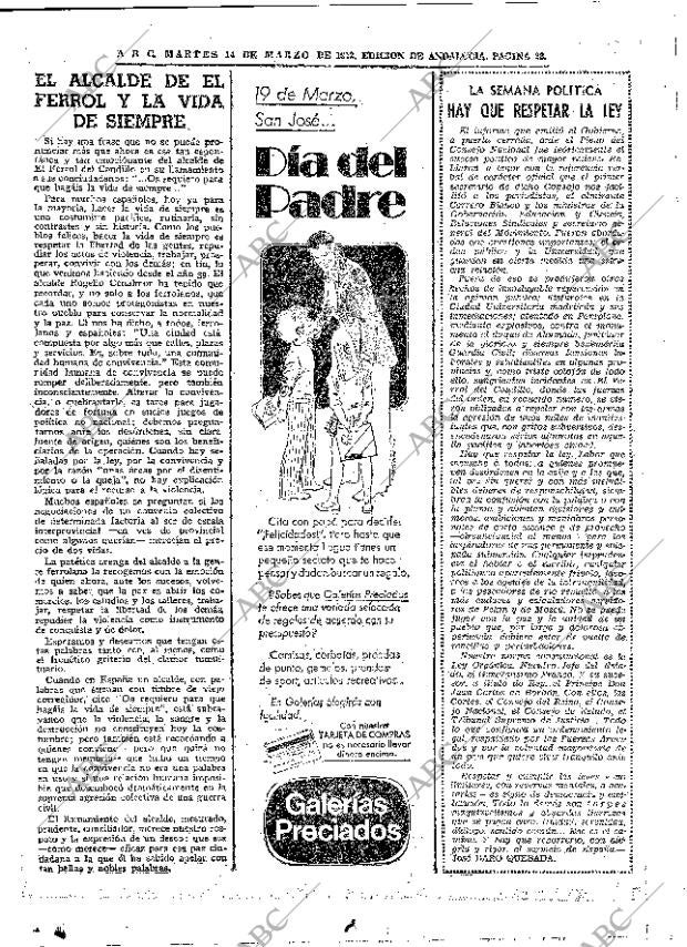 ABC SEVILLA 14-03-1972 página 22