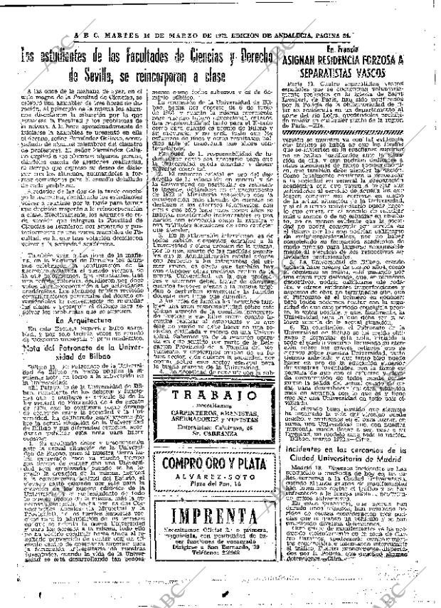 ABC SEVILLA 14-03-1972 página 24