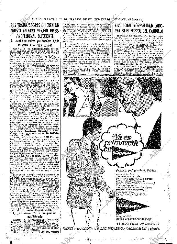 ABC SEVILLA 14-03-1972 página 27