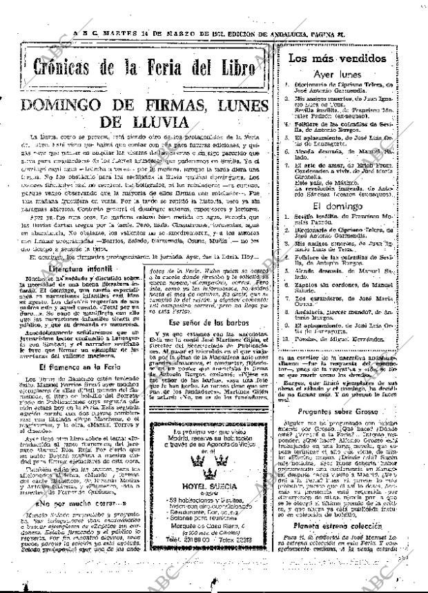 ABC SEVILLA 14-03-1972 página 31