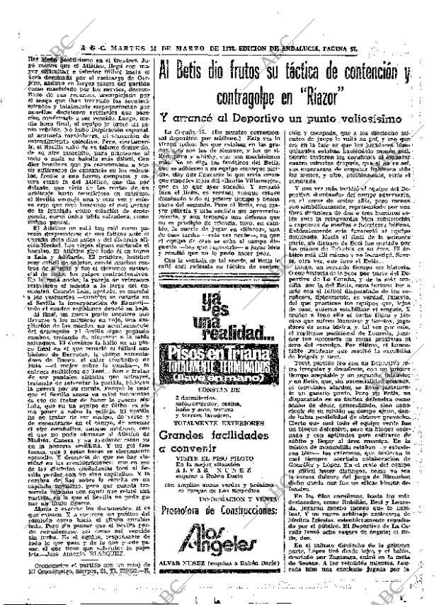 ABC SEVILLA 14-03-1972 página 47