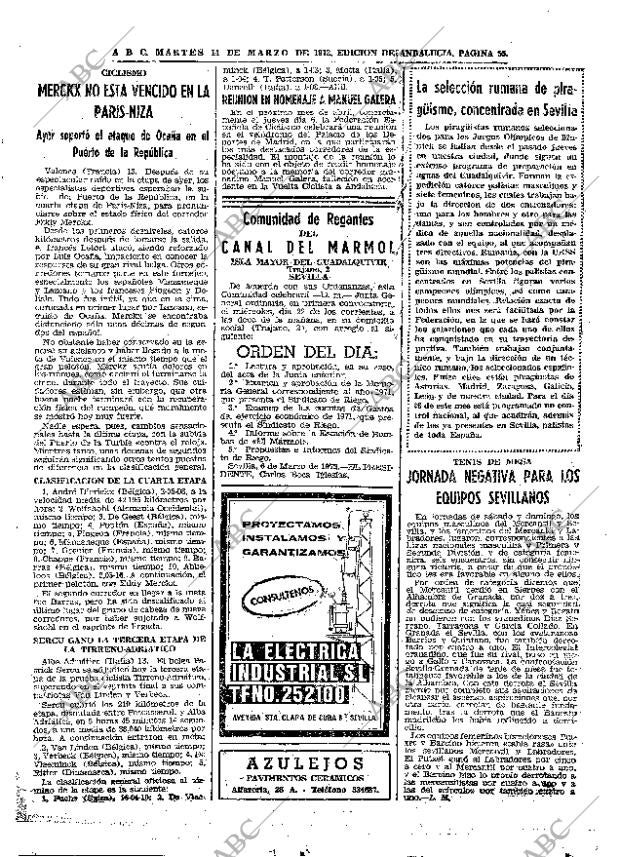 ABC SEVILLA 14-03-1972 página 55