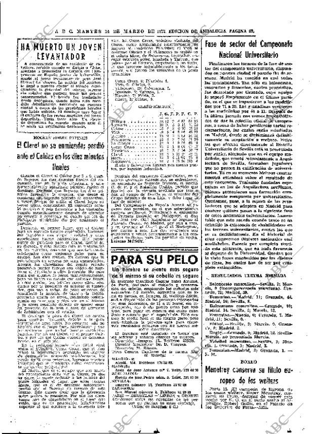 ABC SEVILLA 14-03-1972 página 57