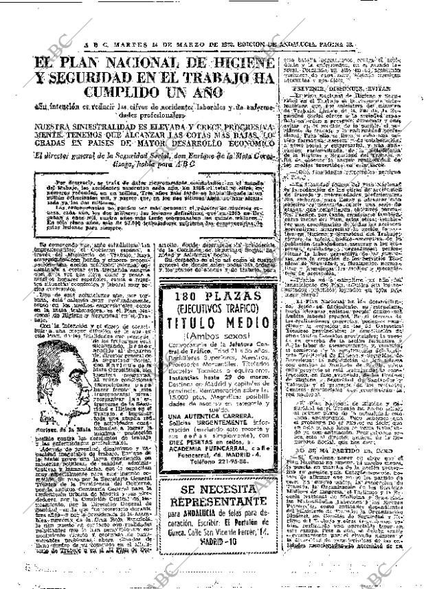 ABC SEVILLA 14-03-1972 página 58