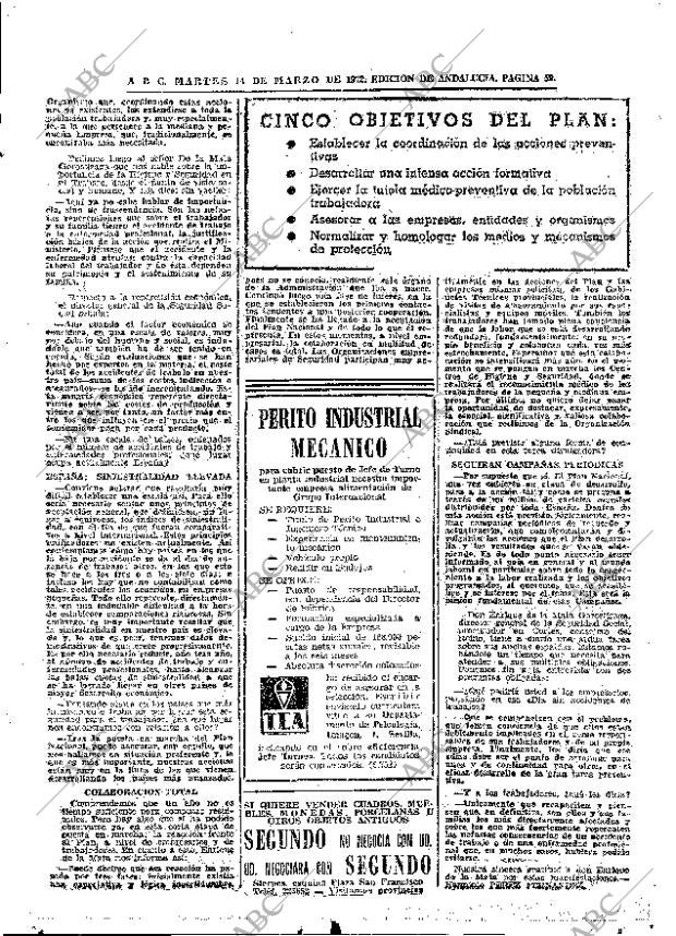 ABC SEVILLA 14-03-1972 página 59