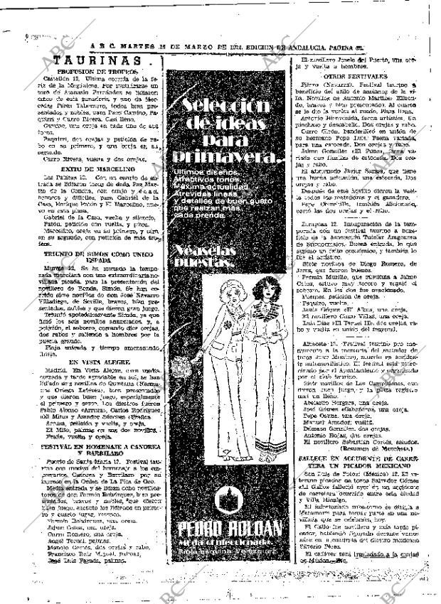 ABC SEVILLA 14-03-1972 página 60