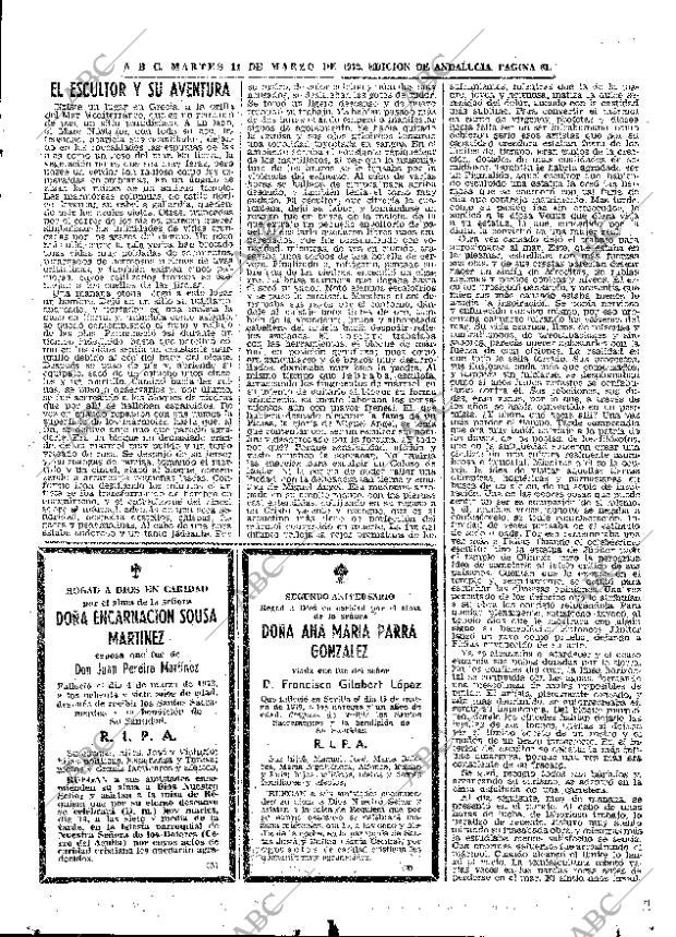 ABC SEVILLA 14-03-1972 página 61