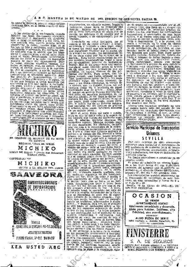 ABC SEVILLA 14-03-1972 página 79