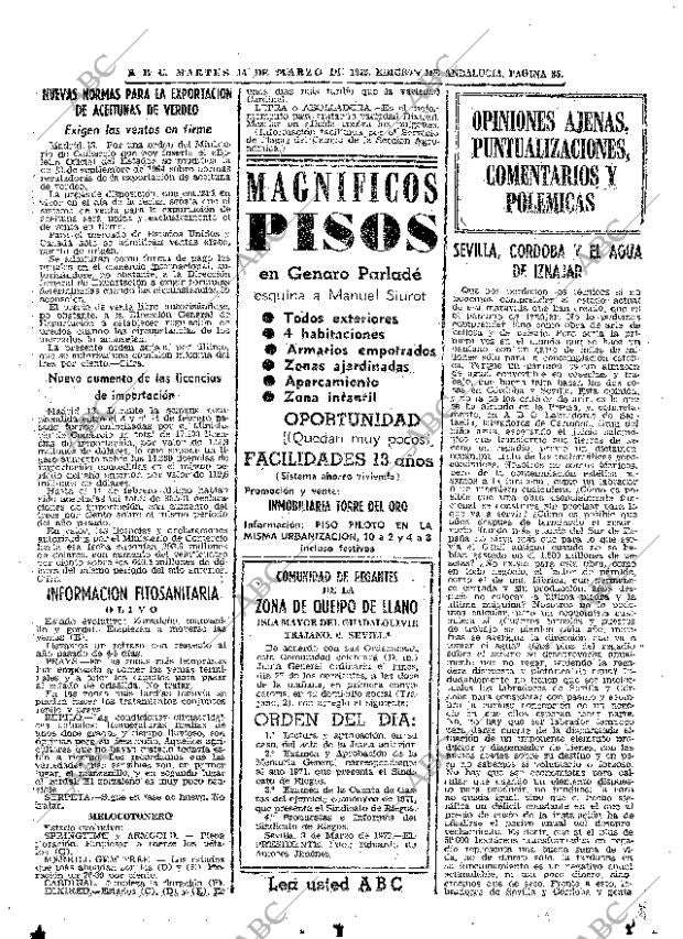 ABC SEVILLA 14-03-1972 página 85