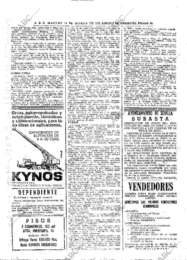 ABC SEVILLA 14-03-1972 página 90