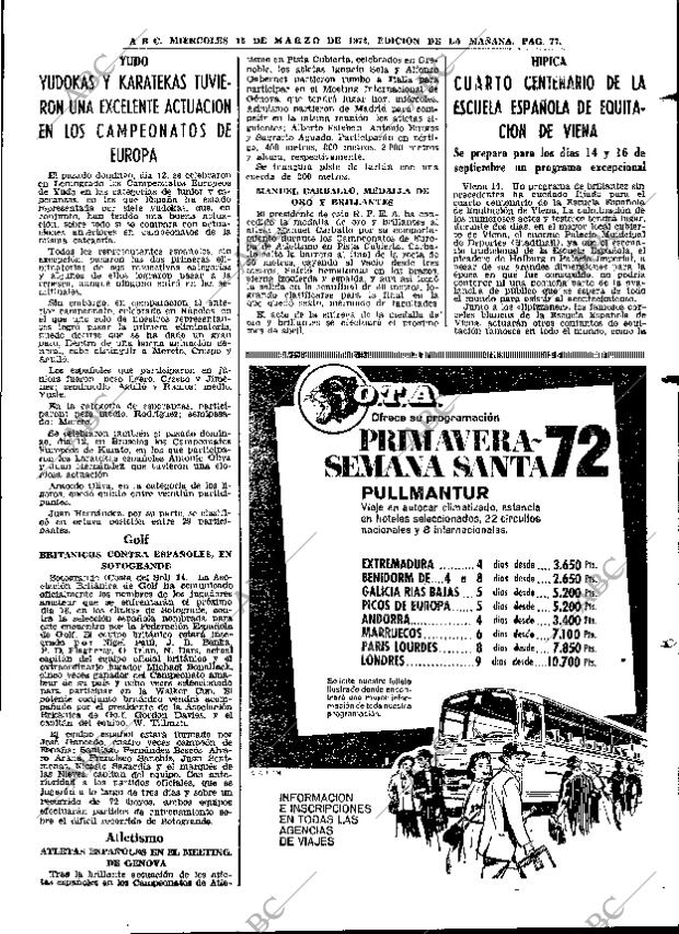 ABC MADRID 15-03-1972 página 77
