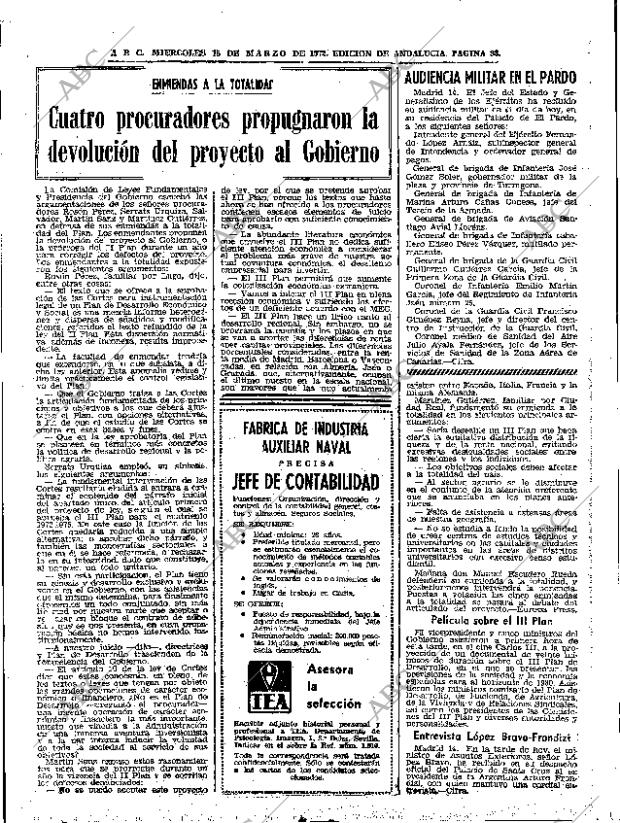 ABC SEVILLA 15-03-1972 página 33