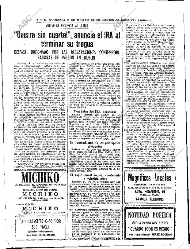 ABC SEVILLA 15-03-1972 página 42