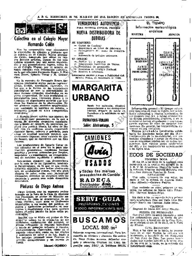 ABC SEVILLA 15-03-1972 página 60