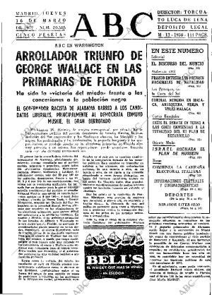 ABC MADRID 16-03-1972 página 25