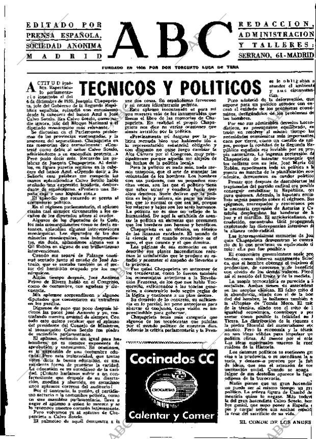 ABC MADRID 16-03-1972 página 3