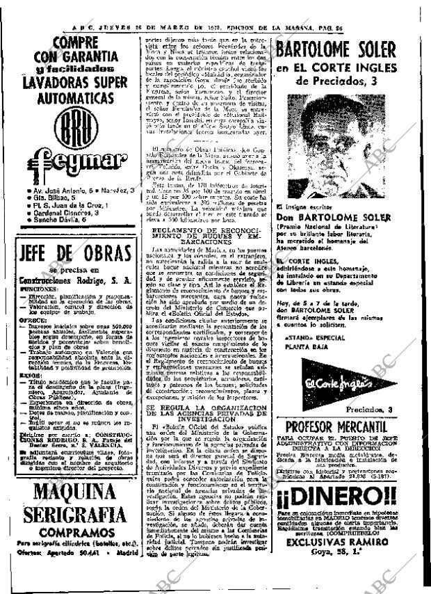 ABC MADRID 16-03-1972 página 36