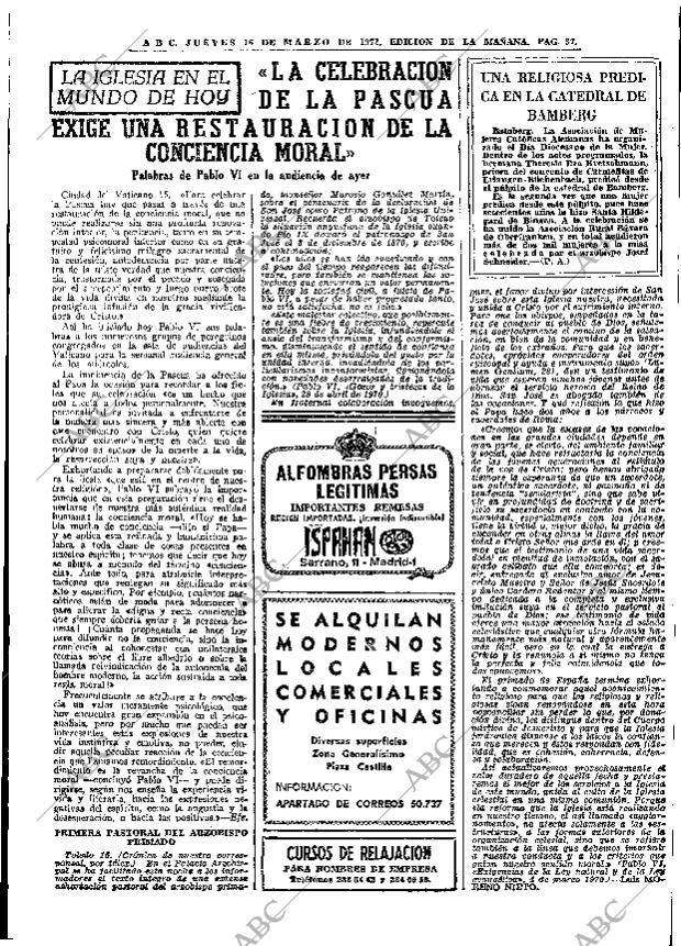 ABC MADRID 16-03-1972 página 37