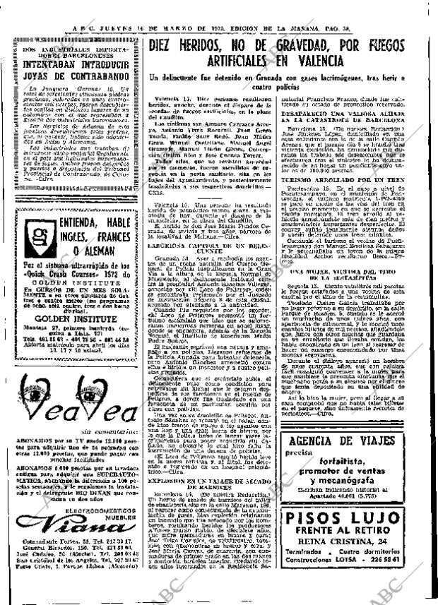 ABC MADRID 16-03-1972 página 38