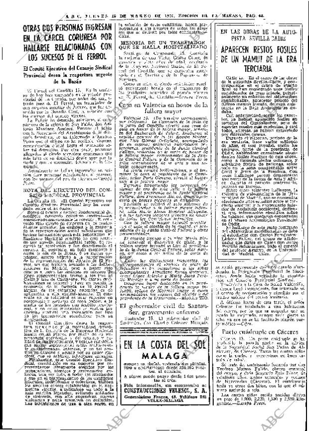 ABC MADRID 16-03-1972 página 43