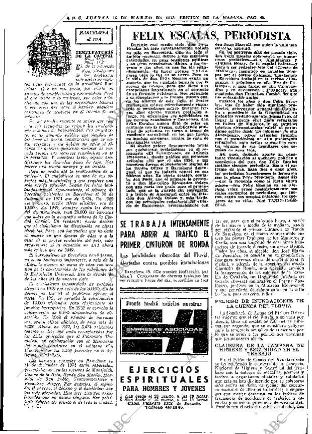 ABC MADRID 16-03-1972 página 45