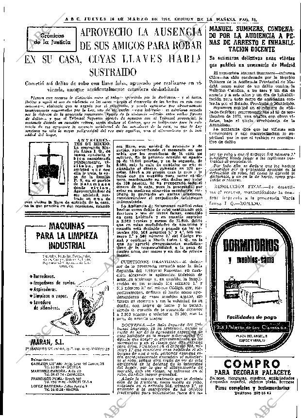 ABC MADRID 16-03-1972 página 51