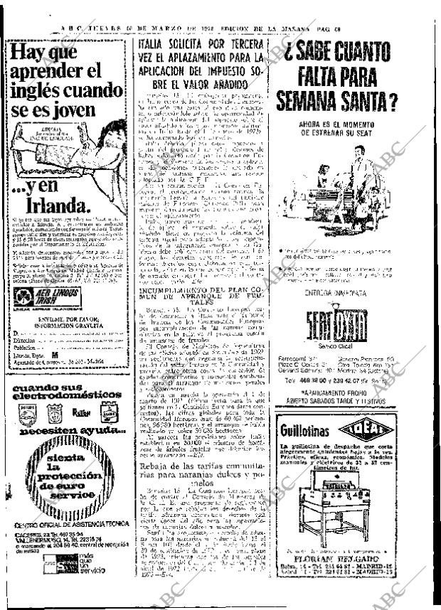 ABC MADRID 16-03-1972 página 68