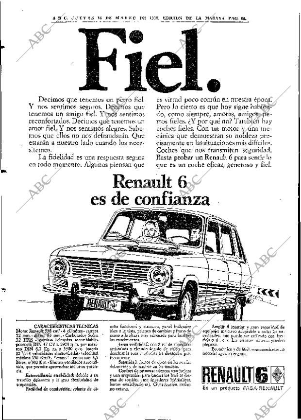 ABC MADRID 16-03-1972 página 88