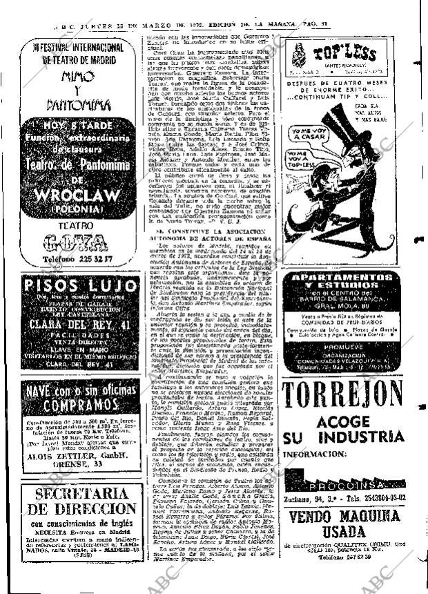 ABC MADRID 16-03-1972 página 91