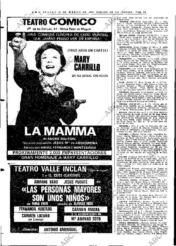 ABC MADRID 16-03-1972 página 94