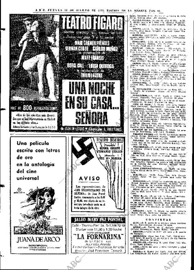 ABC MADRID 16-03-1972 página 96