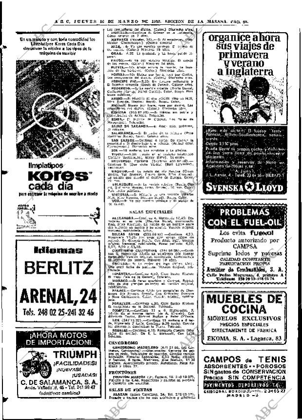 ABC MADRID 16-03-1972 página 98