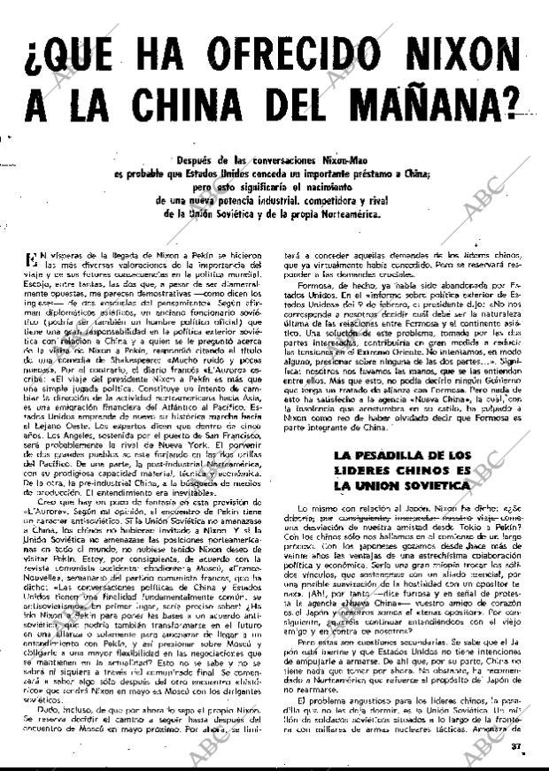 BLANCO Y NEGRO MADRID 18-03-1972 página 37