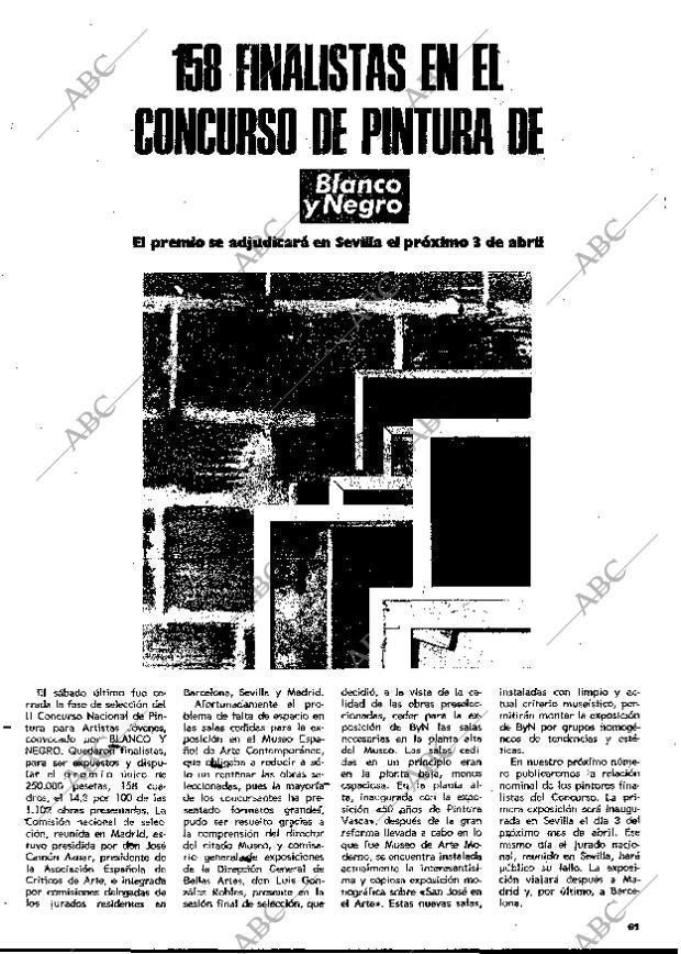 BLANCO Y NEGRO MADRID 18-03-1972 página 61