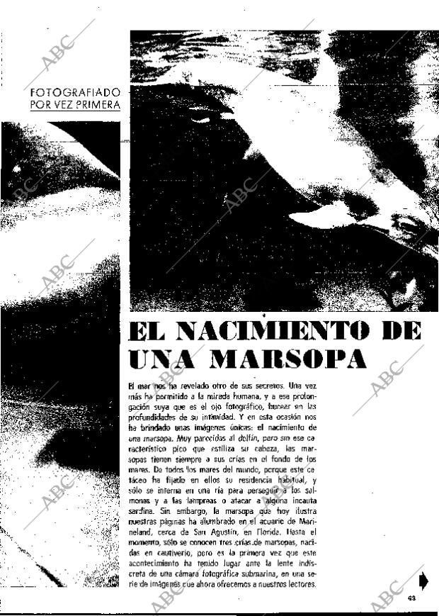 BLANCO Y NEGRO MADRID 18-03-1972 página 63