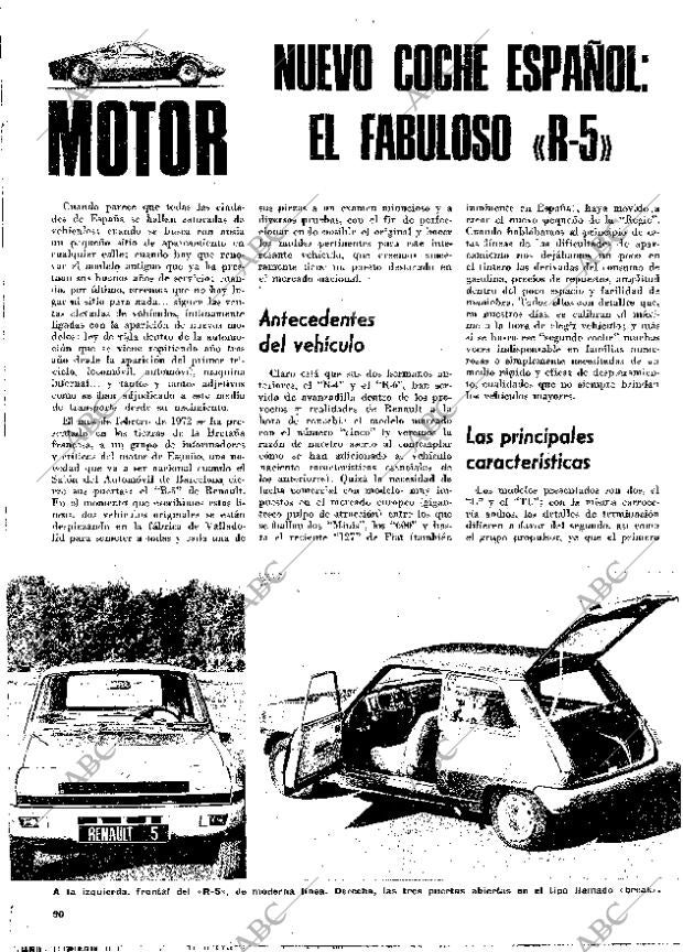 BLANCO Y NEGRO MADRID 18-03-1972 página 90