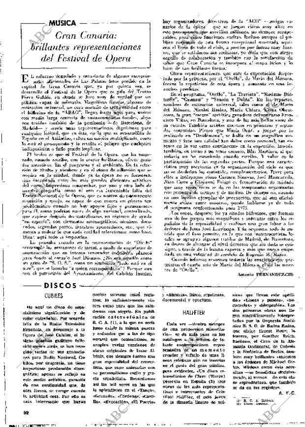 BLANCO Y NEGRO MADRID 18-03-1972 página 92