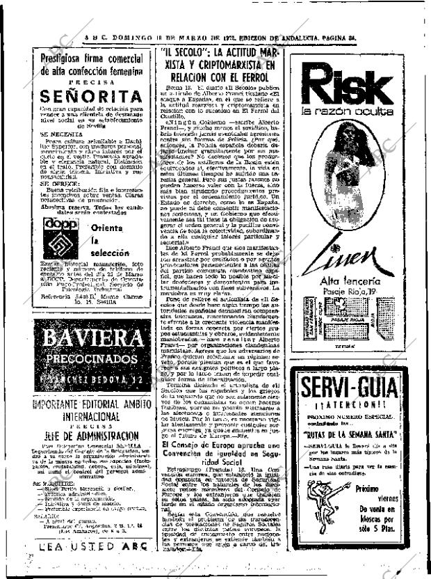 ABC SEVILLA 19-03-1972 página 34