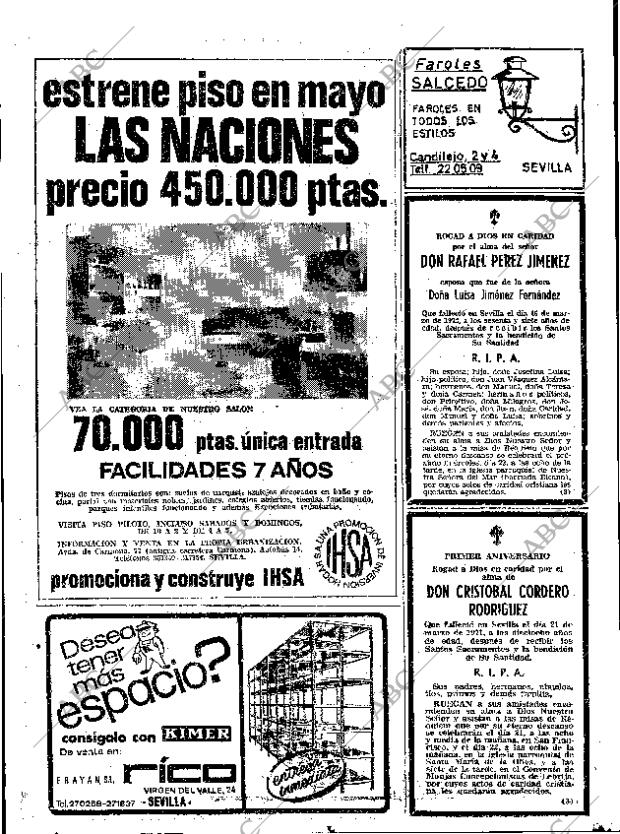 ABC SEVILLA 19-03-1972 página 75