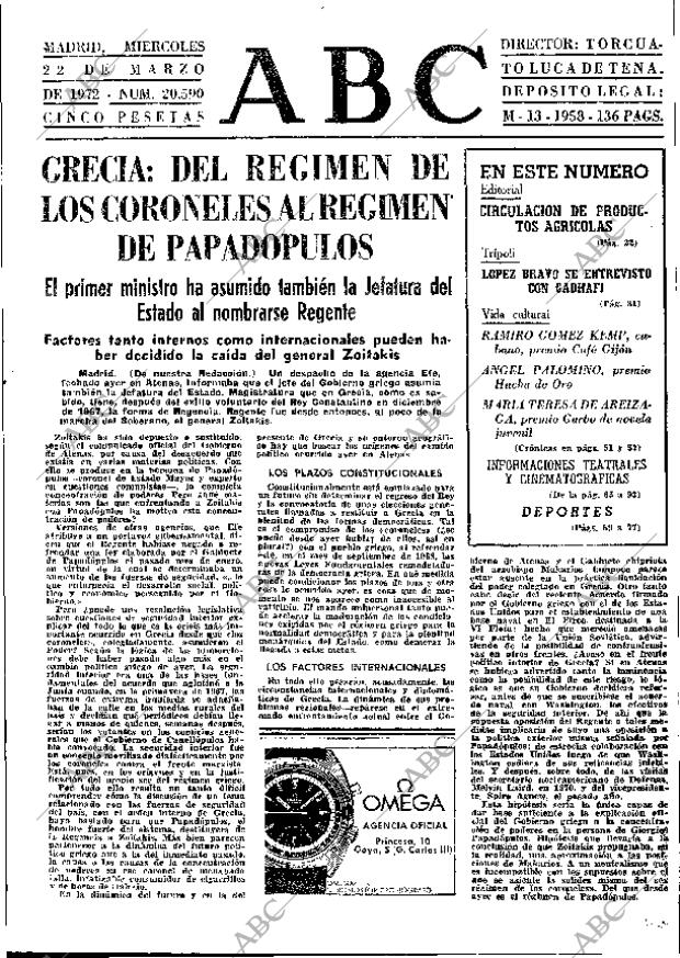 ABC MADRID 22-03-1972 página 21